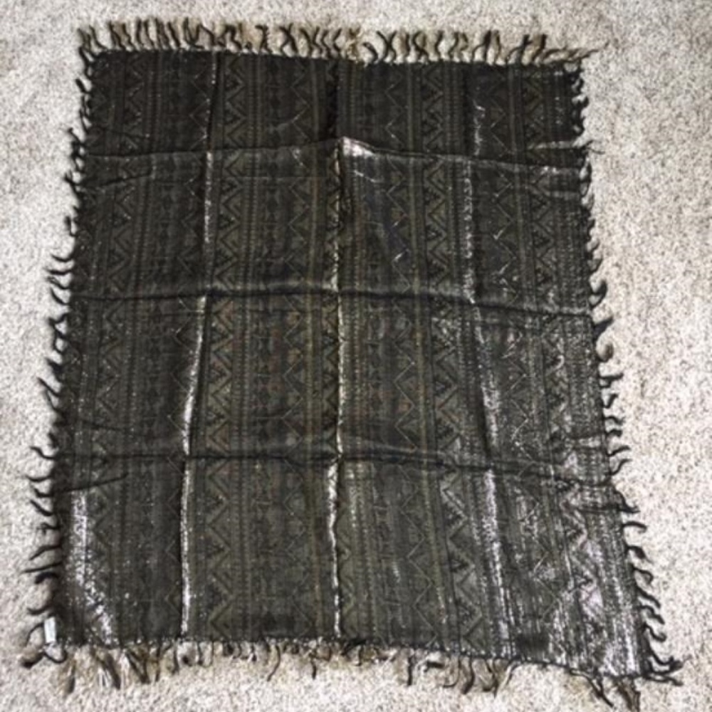 Vintage Ben Goodman fringed scarf